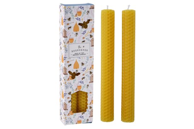 The Beekeeper - Beeswax candles - boxed - pack of two