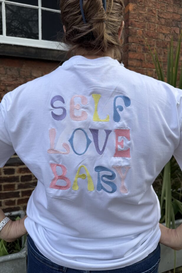 Self Love Baby Slogan Tee - Emma & Ashley - Medium/Large