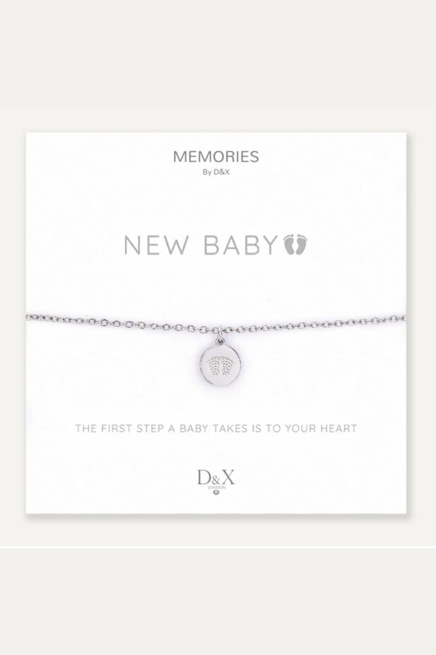 Memories: "NEW BABY" | Bracelet | White Gold